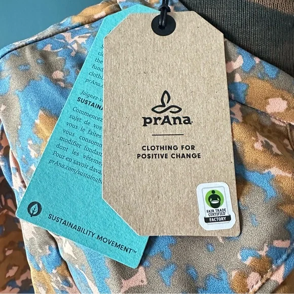 Prana Wild at Heart blouse. NWT. - Picture 7 of 7